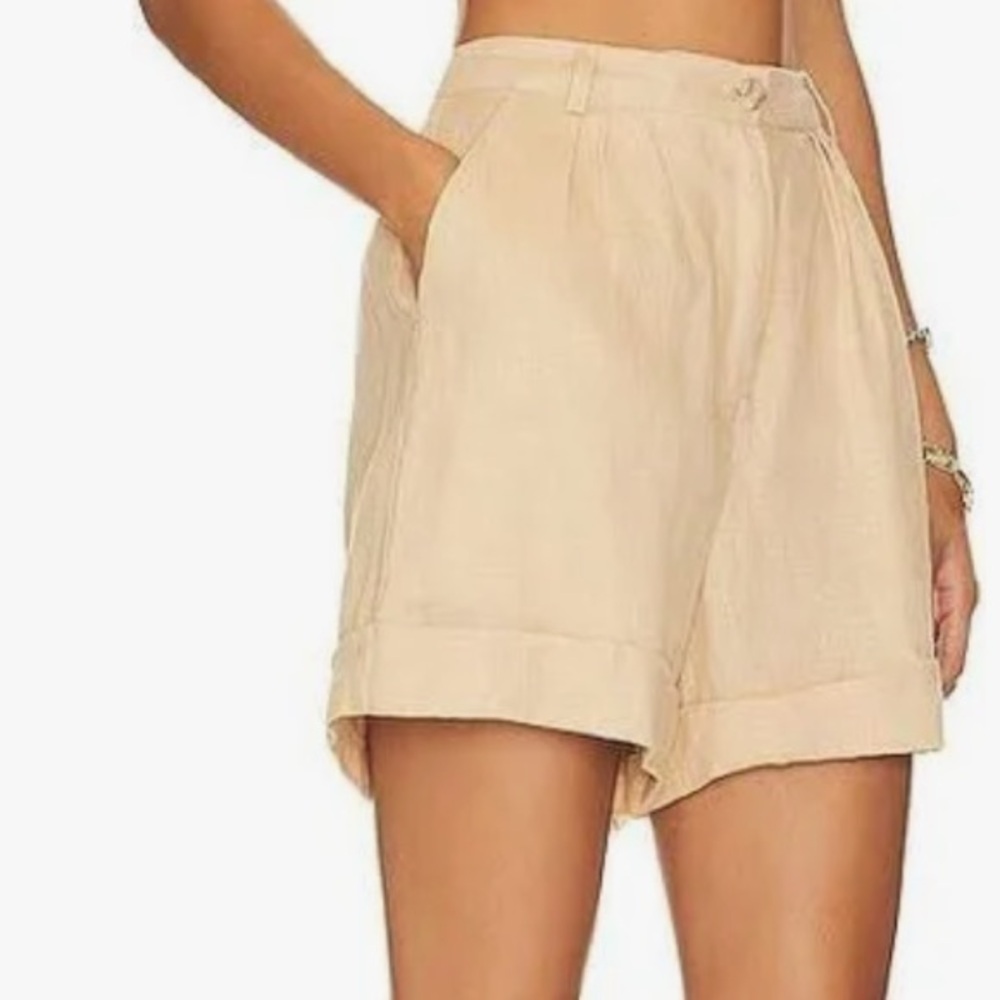 Anthropologie Faithfull The Brand Linen Shorts NWT Size US 6 / AUS 10 / M